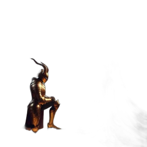 dragon, mask, staff, sword transparent PNG cut-out