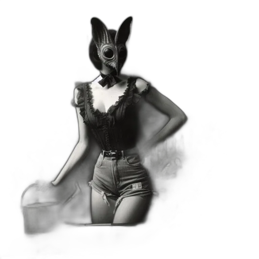 mask, dress, animal, creature transparent PNG cut-out