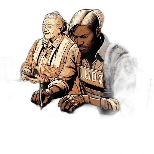 jacket, comic book art, concept art, watercolor transparent PNG cut-out