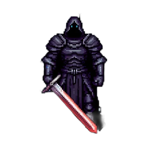sword, staff, weapon, pixel art transparent PNG cut-out