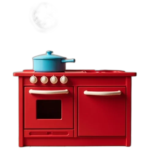 furniture, food, 3d render, photorealistic transparent PNG cut-out