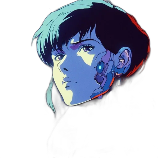 face, mask, robot, creature transparent PNG cut-out