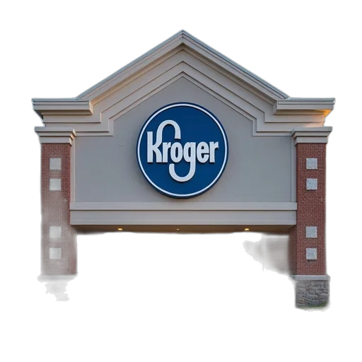 building, food, 3d render, kroger transparent PNG cut-out