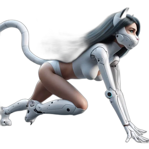 robot, animal, creature, concept art transparent PNG cut-out