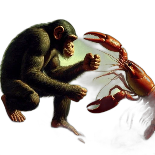 animal, creature, concept art, photorealistic transparent PNG cut-out