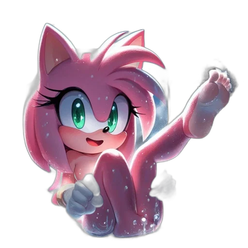 staff, creature, animal, 3d render transparent PNG cut-out