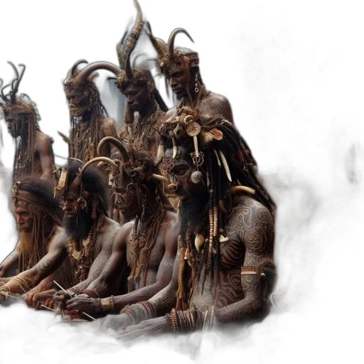 mask, staff, concept art, fantasy art transparent PNG cut-out