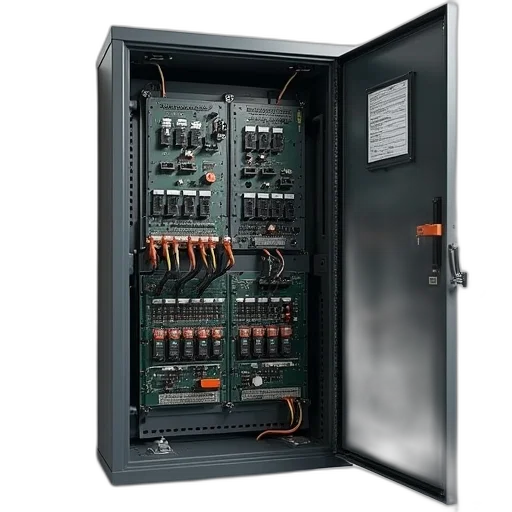 3d render, power, supply, cabinet transparent PNG cut-out
