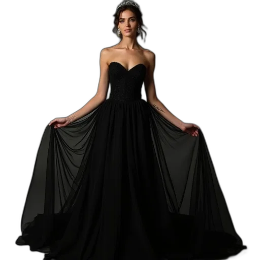 dress, dark, kendall, jeters transparent PNG cut-out
