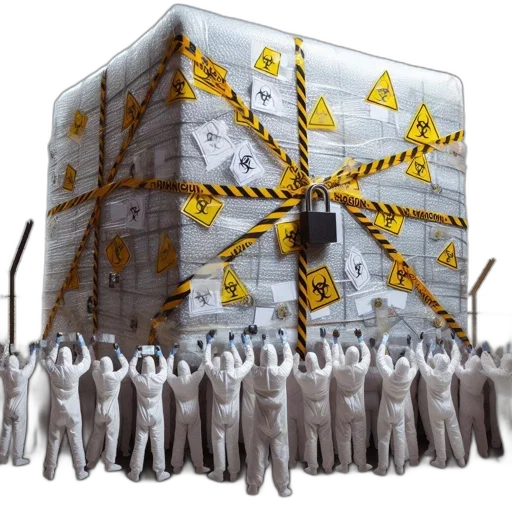 concept art, 3d render, people, protective transparent PNG cut-out