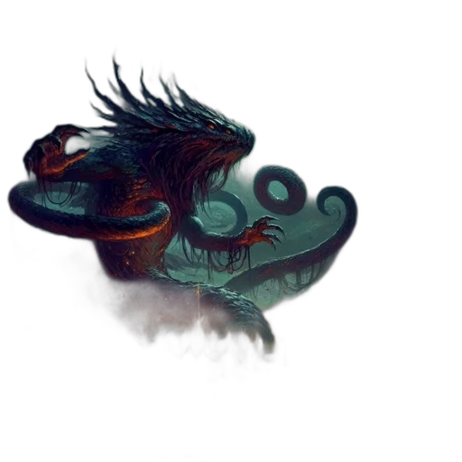 dragon, creature, animal, mask transparent PNG cut-out