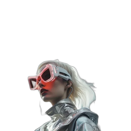 robot, jacket, mask, face transparent PNG cut-out