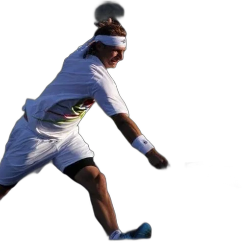 3d render, photorealistic, tennis, player transparent PNG cut-out