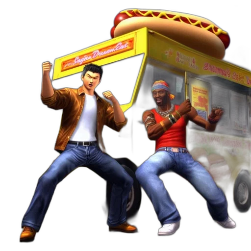 food, car, concept art, 3d render transparent PNG cut-out