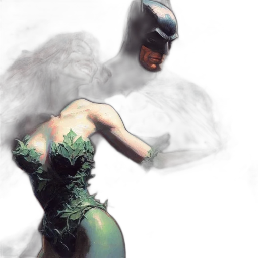 comic book art, concept art, fantasy art, photorealistic transparent PNG cut-out