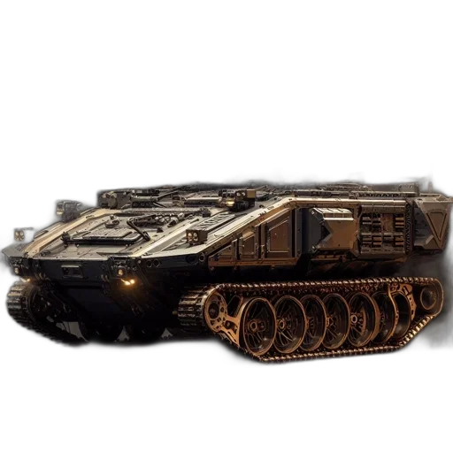 weapon, car, 3d render, concept art transparent PNG cut-out