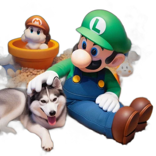 animal, furniture, concept art, 3d render transparent PNG cut-out