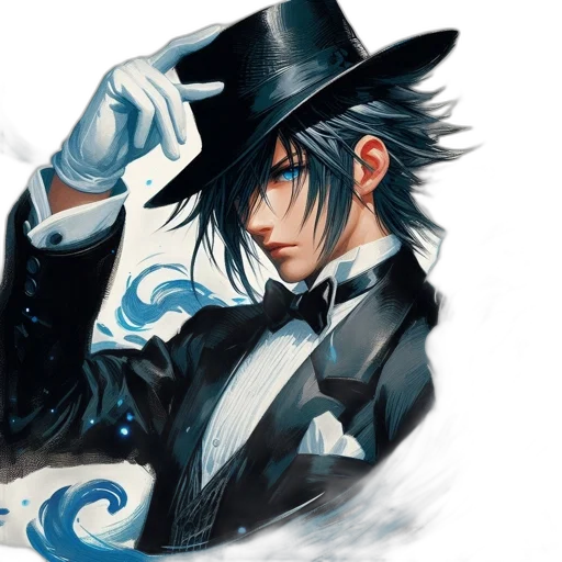 hat, staff, fantasy art, concept art transparent PNG cut-out