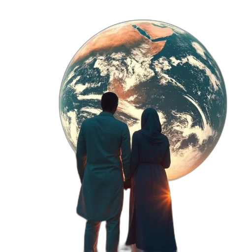 umbrella, jacket, concept art, outer space transparent PNG cut-out