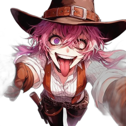 hat, staff, face, mask transparent PNG cut-out