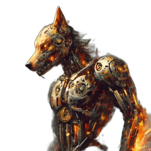 robot, animal, creature, concept art transparent PNG cut-out