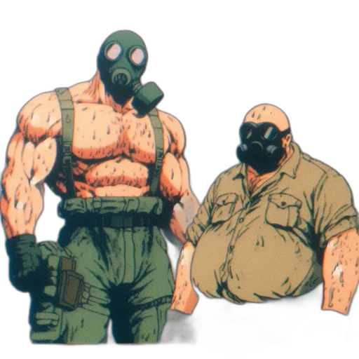 mask, jacket, concept art, comic book art transparent PNG cut-out