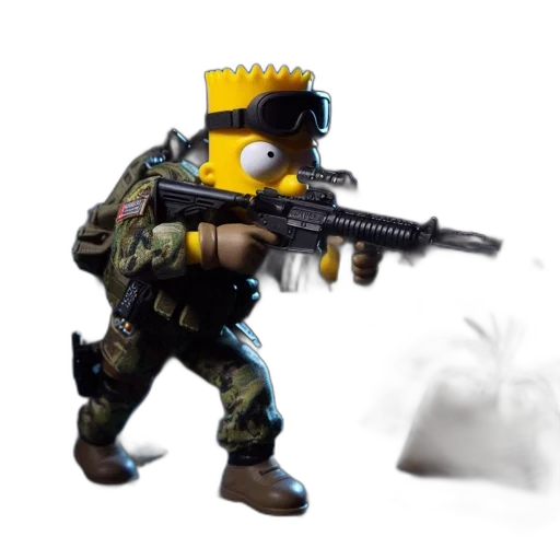 weapon, robot, staff, animal transparent PNG cut-out