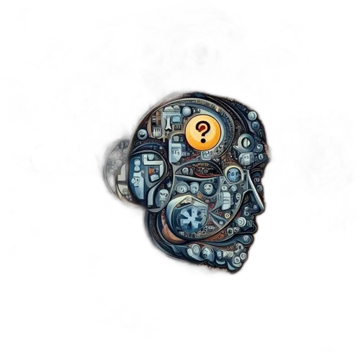 robot, mask, weapon, staff transparent PNG cut-out