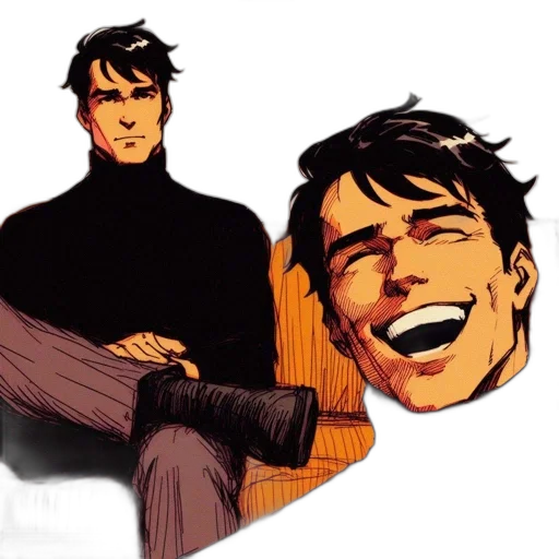 face, mask, comic book art, concept art transparent PNG cut-out