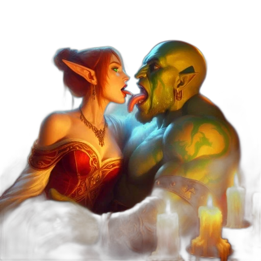 fantasy art, concept art, comic book art, pixel art transparent PNG cut-out