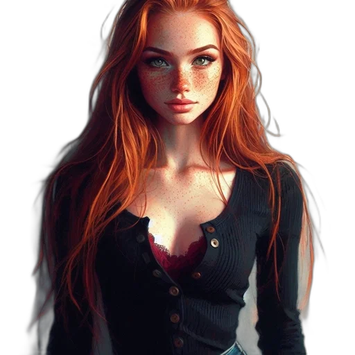 dress, jacket, face, jewelry transparent PNG cut-out