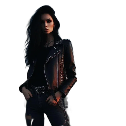 jacket, weapon, concept art, photorealistic transparent PNG cut-out