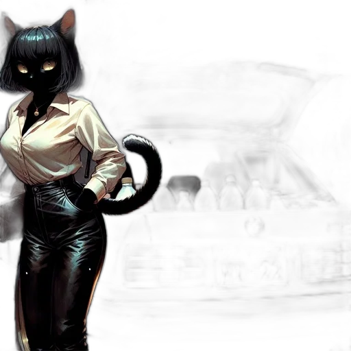 concept art, comic book art, fantasy art, 3d render transparent PNG cut-out