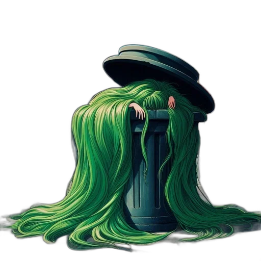 hat, hair, dress, mask transparent PNG cut-out