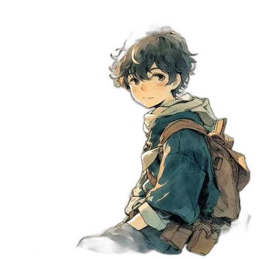 jacket, weapon, dragon, face transparent PNG cut-out