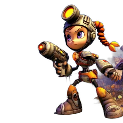 weapon, staff, robot, concept art transparent PNG cut-out