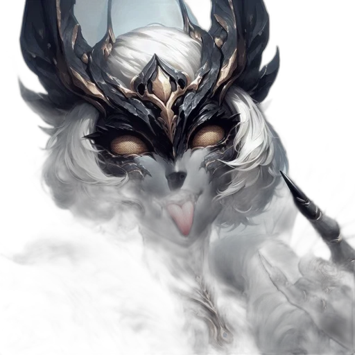mask, dragon, face, crown transparent PNG cut-out