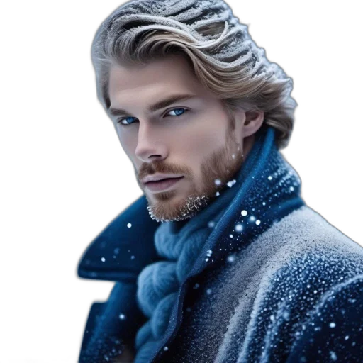 hair, jacket, photorealistic, fantasy art transparent PNG cut-out
