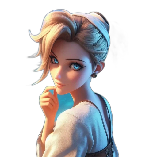 staff, face, dress, concept art transparent PNG cut-out
