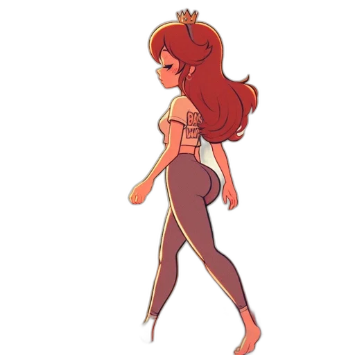 dress, crown, staff, creature transparent PNG cut-out