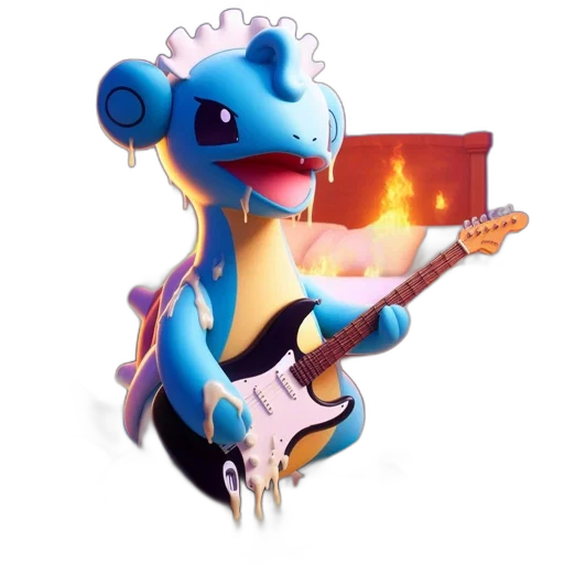 dragon, animal, creature, staff transparent PNG cut-out