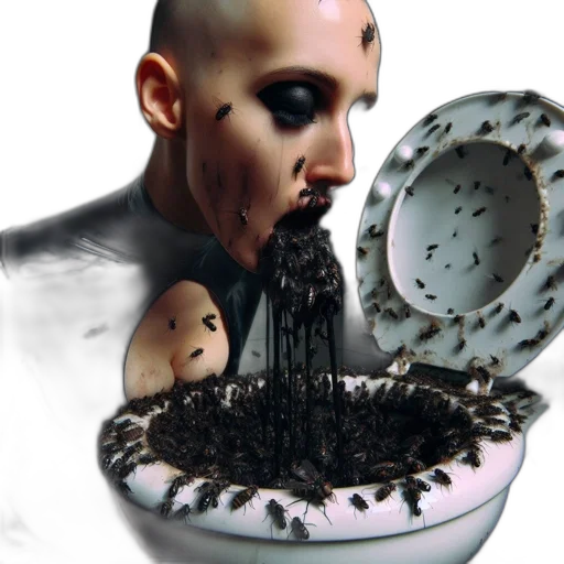 food, hair, robot, creature transparent PNG cut-out