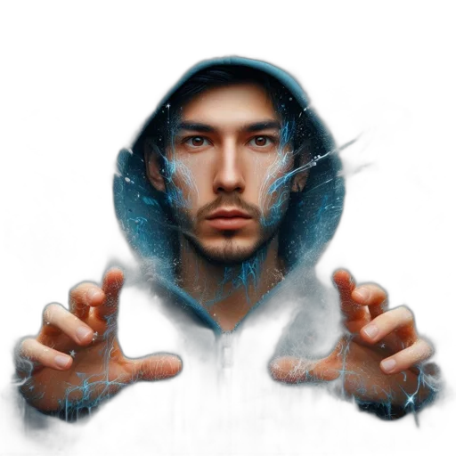 face, jacket, mask, robot transparent PNG cut-out