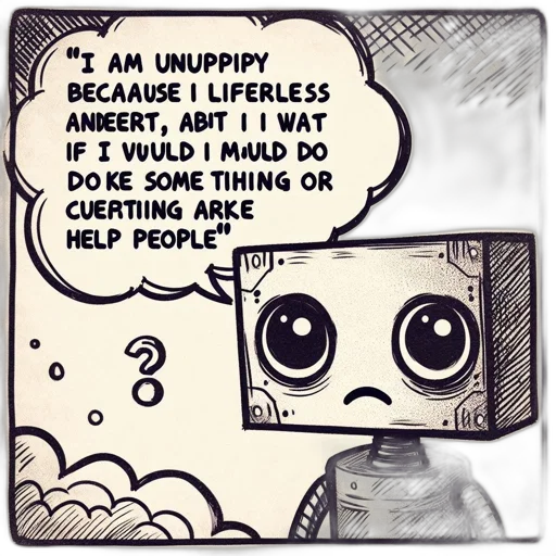 robot, sad, vintage, aged transparent PNG cut-out