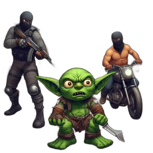 weapon, concept art, comic book art, fantasy art transparent PNG cut-out
