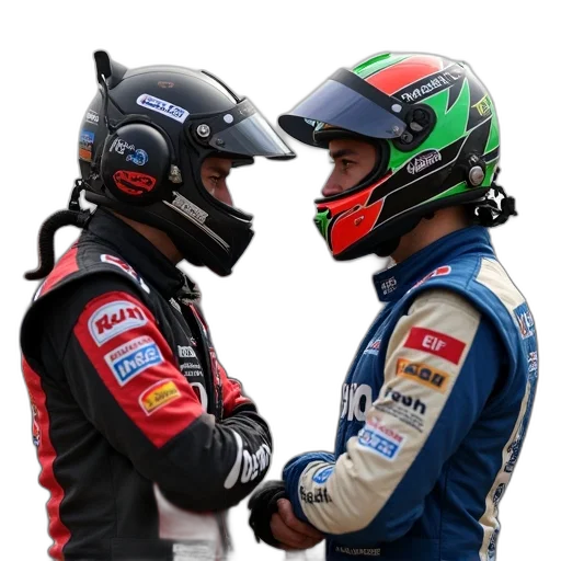 man, wearing, racing, suit transparent PNG cut-out