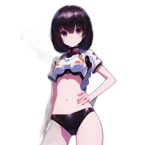 robot, dress, creature, weapon transparent PNG cut-out