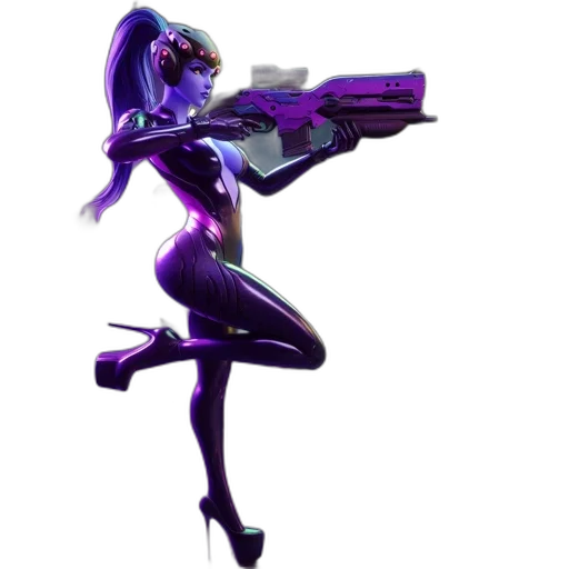weapon, robot, staff, concept art transparent PNG cut-out
