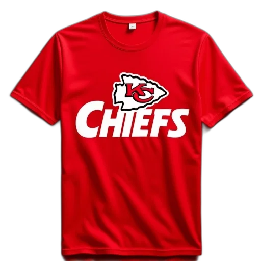 red, kansas, chiefs, shirt transparent PNG cut-out