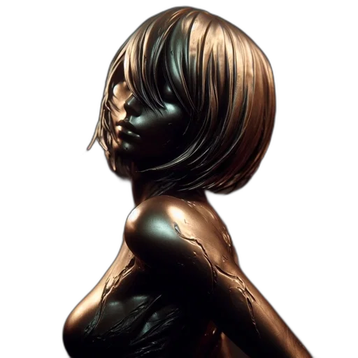 face, mask, hair, dress transparent PNG cut-out